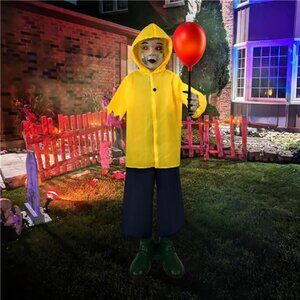 Halloween Decorations Outdoor - 4 Ft Life Size Animated Animatronics Prop
